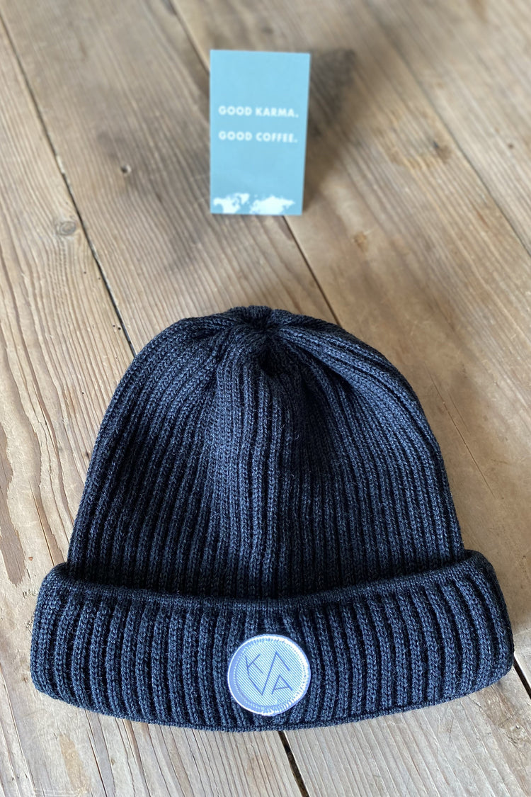 KAVA Mütze aus Bio Merinowolle dunkelgrau