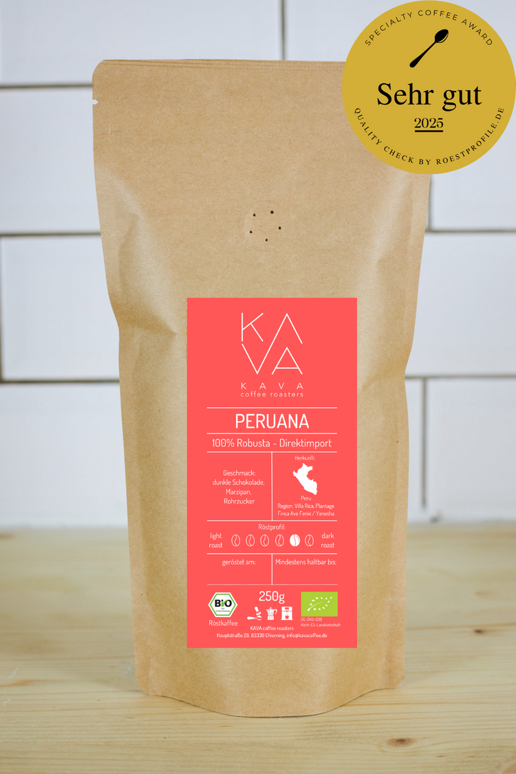 BIO Espresso PERUANA 100% Robusta (DIREKTIMPORT)