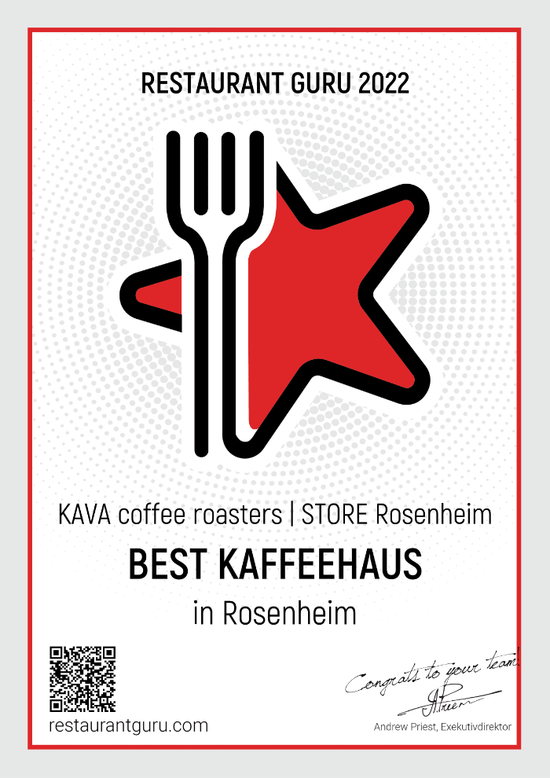 Kava Auszeichnung RestaurantGutu