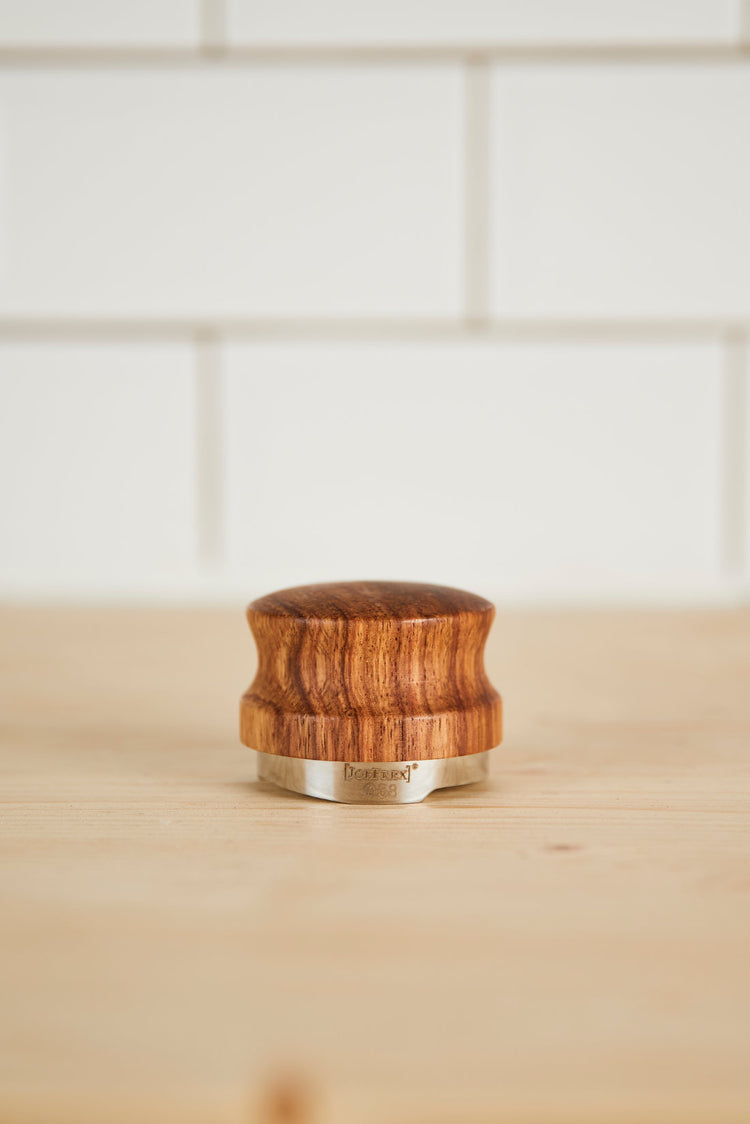 JOE FREX Leveler / Palm - Tamper Palisander Holz