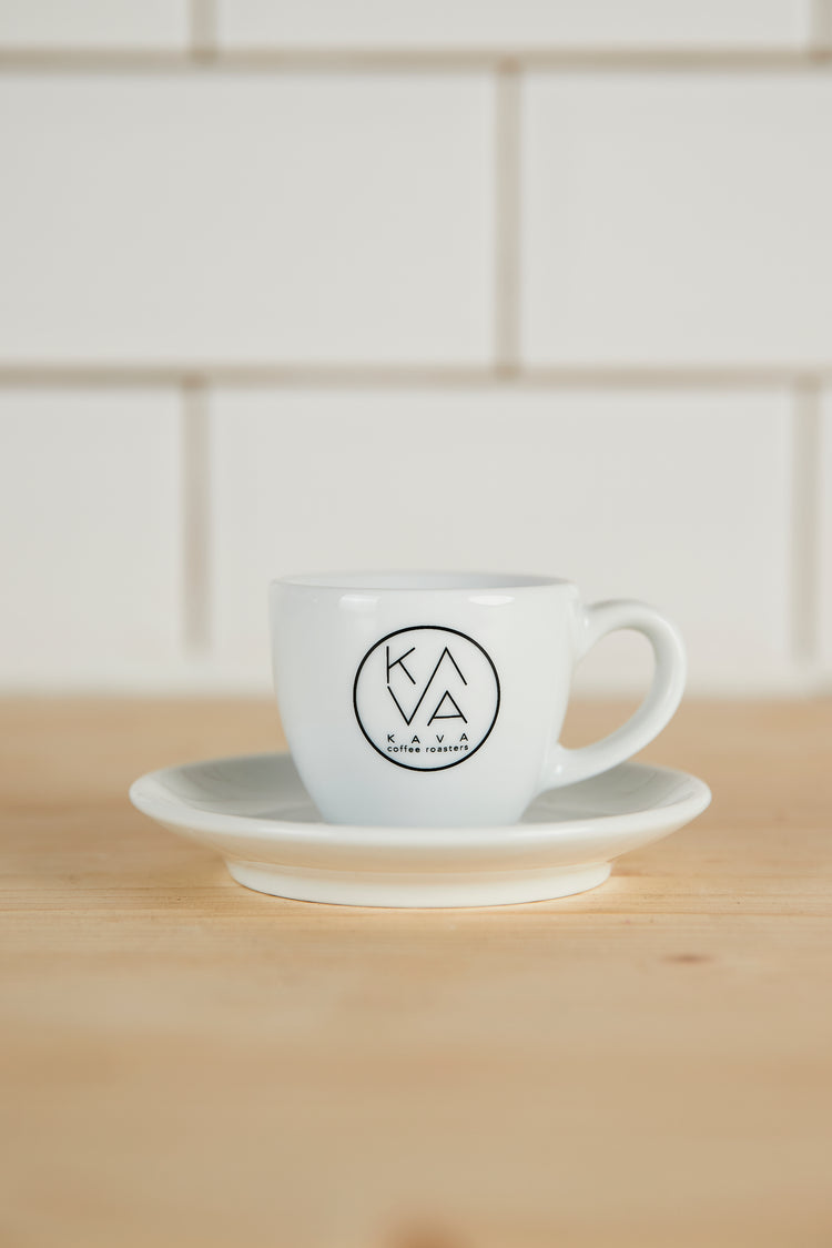 KAVA Espressotasse mit Untersetzer