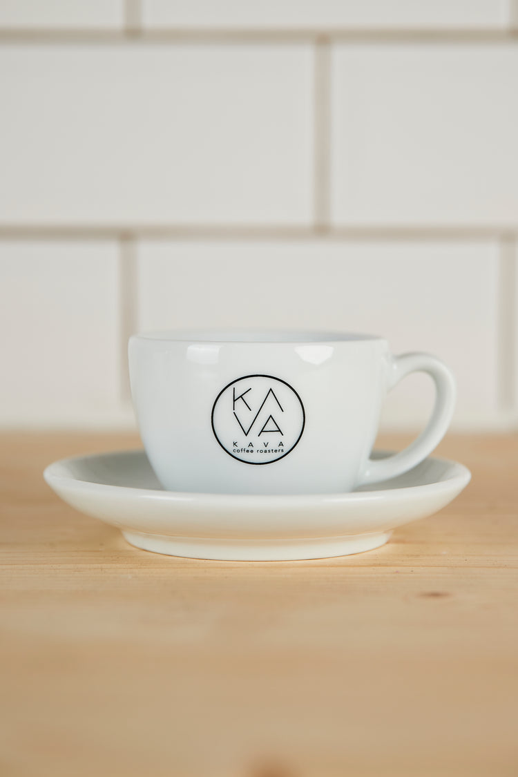 KAVA Cappuccino Tasse mit Untersetzer