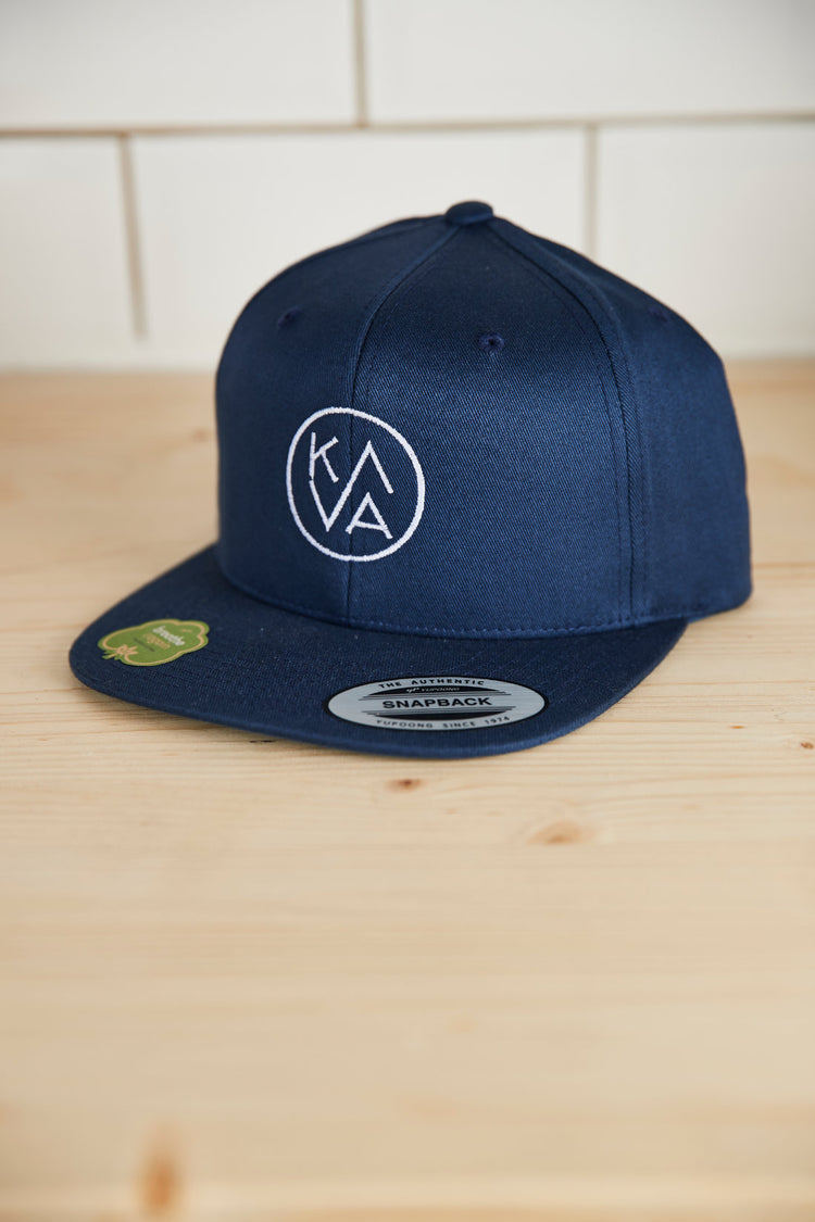 KAVA Basecap Snapback in navyblue