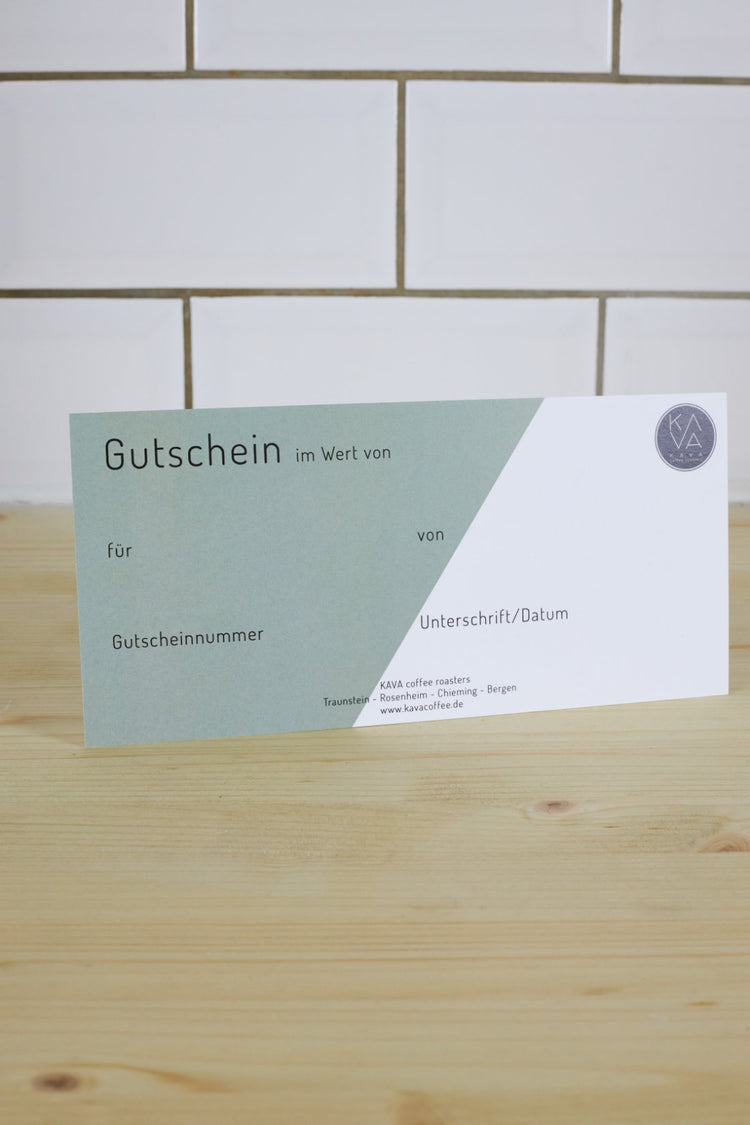 Online Gutschein KAVA