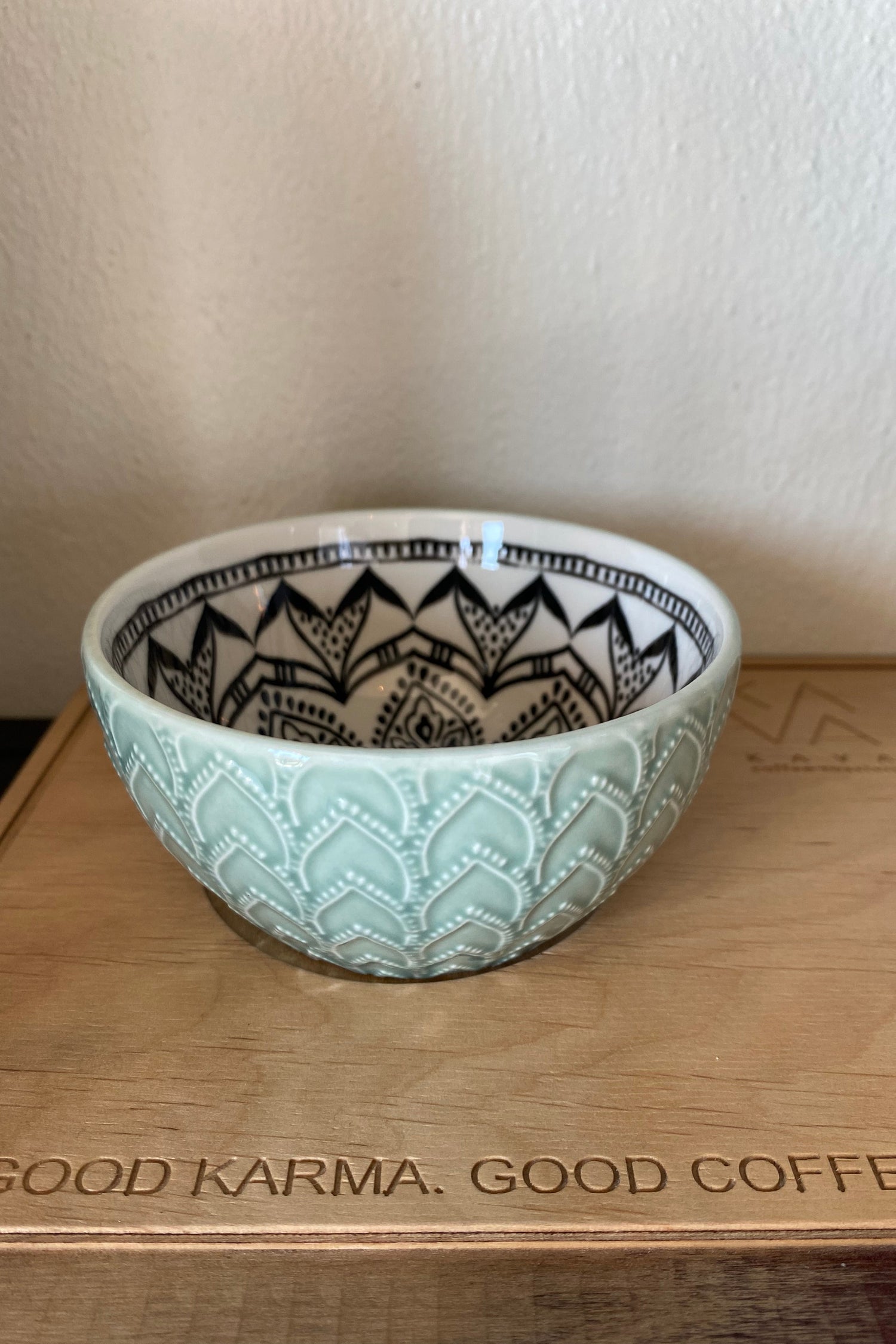 Cappuccino Tasse türkis