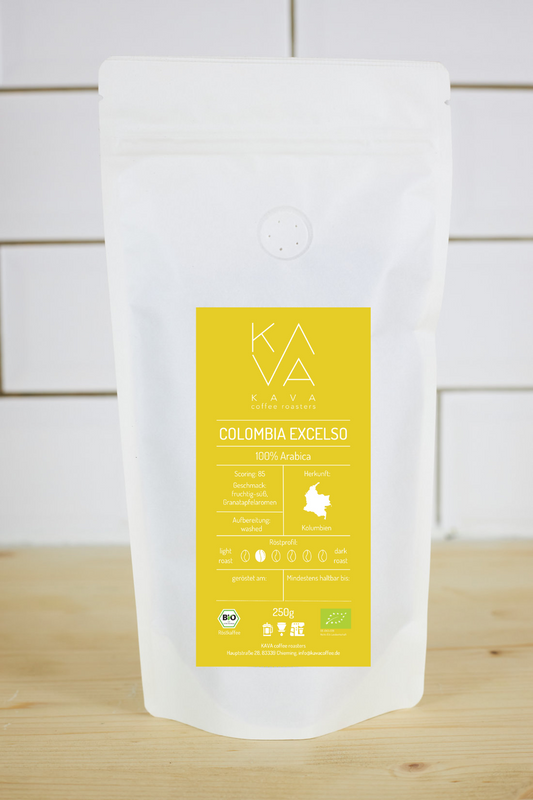 KAVA Bio Filterkaffee Columbia Excelso Arabica