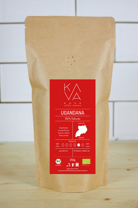 KAVA Bio Espresso Ugandana 100% Robusta
