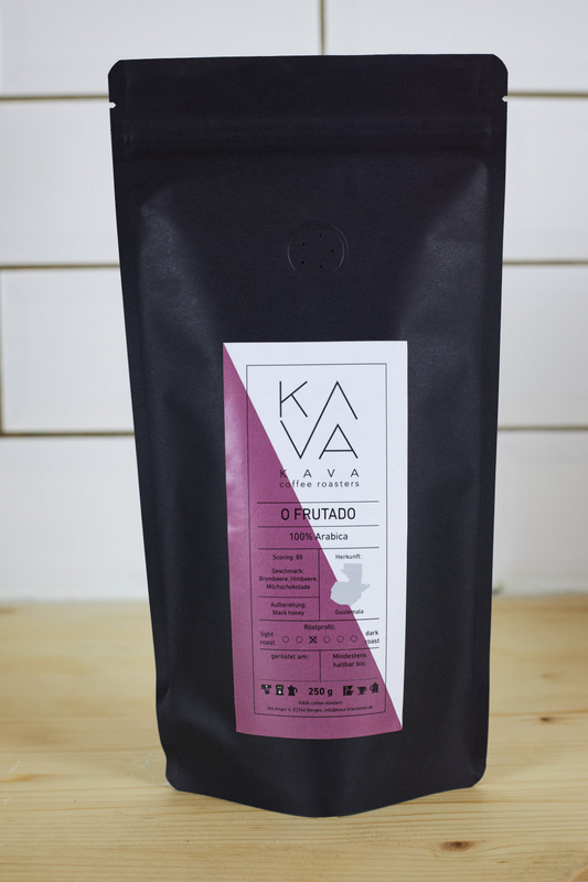 Kava O Frutado black honey aus Guatemala