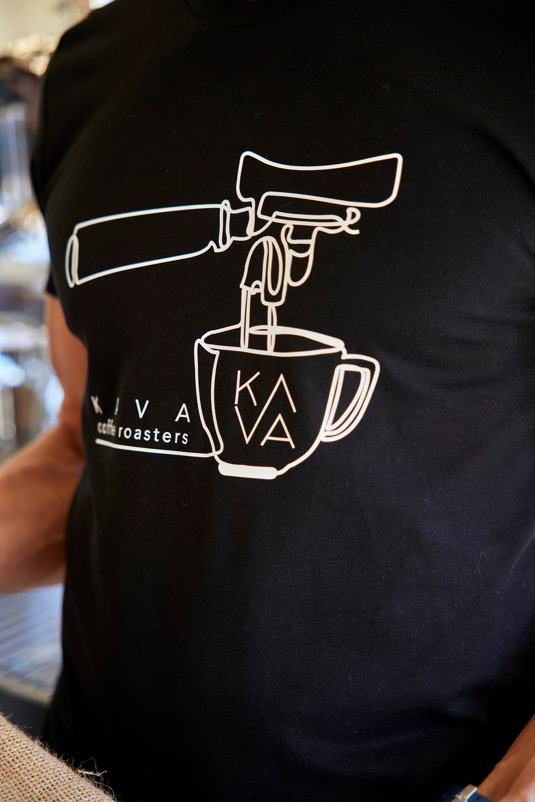 KAVA organic Shirt Men black Espresso